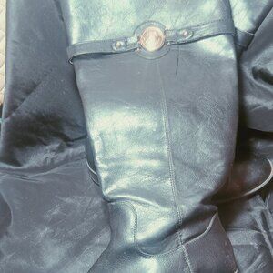 Tommy Hilfiger black leather boots